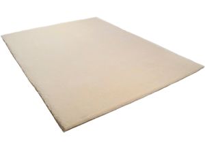 4250617401462 - Wollteppich THEKO Amravati Teppiche Gr B L 200 cm x 300 cm 28 mm 1 St weiß (wollweiß) Schurwollteppiche