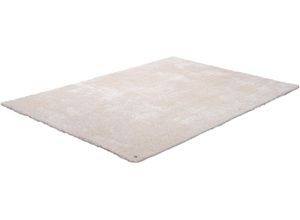 4250617402100 - Hochflor-Teppich TOM TAILOR HOME Soft Teppiche Gr B L 65 cm x 135 cm 35 mm 1 St weiß Esszimmerteppiche handgetuftet Uni-Farben super weich und flauschig