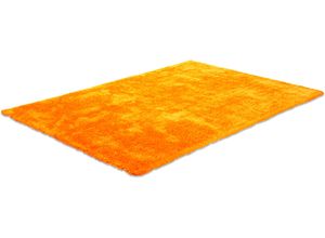 4250617411911 - Hochflor-Teppich TOM TAILOR HOME Soft Teppiche Gr B L 65 cm x 135 cm 35 mm 1 St orange Esszimmerteppiche handgetuftet Uni-Farben super weich und flauschig