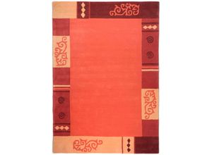 4250617424867 - Wollteppich THEKO Ambadi Teppiche Gr B L 60 cm x 90 cm 14 mm 1 St orange (terrakotta) Schurwollteppiche