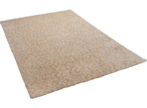 4250617477405 - Teppich GINO FALCONE Roberto Uni Teppiche Gr B L 120 cm x 180 cm 20 mm 1 St beige Esszimmerteppiche meliert besonders weich durch Microfaser