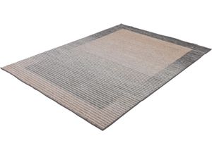 4250617491517 - Teppich GINO FALCONE Florentine 005 Teppiche Gr B L 160 cm x 230 cm 15 mm 1 St braun (naturfarben braun) Esszimmerteppiche besonders weich durch Microfaser ideal im Wohnzimmer & Schlafzimmer