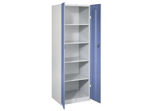 4250618228051 - 895474 Stahlschrank Breite 600 mm 4 Böden Türen - Wolf