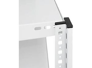 4250623799744 - Steckregal ORDO Professional Grundregal modular 5 Fachböden Fachlast 140 kg Feldlast 1000 kg B 810 x T 635 x H 2500 mm Stahl verkehrsweiß RAL 9016