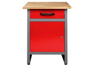 4250627237495 - Kraft Werkzeuge Werkbank Wolle 60 cm rot H85