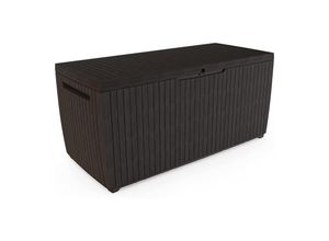 4250627277781 - Keter Kissenbox Sitztruhe Gartenbox Springwood braun