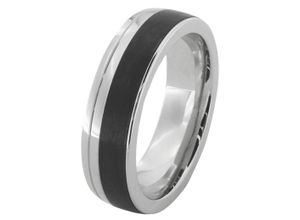 4250633289631 - Trauring Schmuck Geschenk Edelstahl Ehering Partnerring LIEBE Fingerringe Gr 54 ohne Zirkonia Edelstahl-Carbon 65 mm schwarz (edelstahlfarben schwarz) Made in Germany wahlweise mit oder ohne Zirkonia