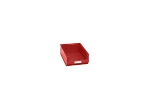 4250633322710 - - Sichtlagerkasten pe Volumen 1600 Liter Größe 2z BxTxH außen innen 310x500x140 286x438x128 mm Farbe rot ve 14 Stück