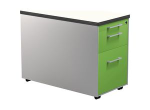 4250633326473 - mauser Schubladencontainer auf Rollen HxT 579 x 800 mm 1 Materialschub 1 Hängeregistratur alusilber gelbgrün weiß 4250633326473 - mauser Schubladencontainer auf Rollen HxT 579 x 800 mm 1 Materialschub 1 Hängeregistratur alusilber gelbgrün weiß