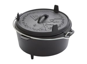 4250635611539 - GROENBERG Feuertopf Askja Pot 4 L Koch Topf Dutch Oven Camping Outdoor Gusseisen