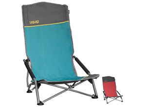 4250635611997 - UQUIP Strandstuhl Sandy XL Campingstuhl Faltstuhl Klappstuhl Stahl Faltbar 120kg Farbe red