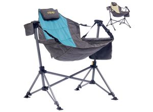 4250635614523 - UQUIP Campingstuhl Rocky 20 Strandstuhl Schaukelstuhl Hänge Sessel Klappstuhl Farbe Petrol grey