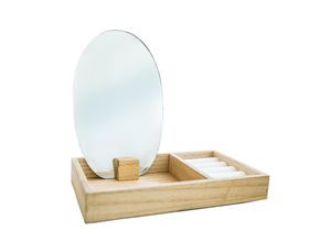 4250648900590 - Schmuckaufbewahrung Viola mit Spiegel Natur