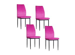 4250648922929 - Stuhl Madison Velvet 4er-Set