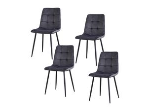 4250648923131 - Stuhl Mesa Velvet 4er-Set