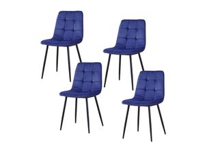 4250648923254 - Stuhl Mesa Velvet 4er-Set