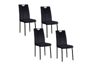 4250648923827 - Stuhl Denton Velvet 4er-Set