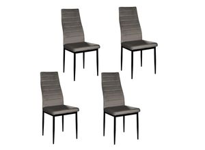 4250648934090 - Stuhl Memphis Velvet 4er-Set