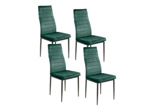 4250648934151 - Stuhl Memphis Velvet 4er-Set