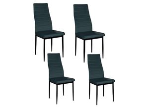 4250648934212 - Stuhl Memphis Velvet 4er-Set