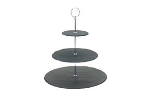 4250648955804 - Etagere 3 Etagen Schiefer 4250648955804 - Etagere 3 Etagen Schiefer