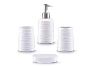 4250648961911 - Bad-Accessoires-Set Keramik weiß