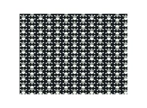 4250650224165 - As4home - Klebefolie - Möbelfolie Totenkopf Skull - weiss schwarz - 45 cm x 200 cm