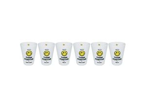 4250650232900 - As4home - 6 Espressobecher mit Smiley Motiv - Emoticons - Espresso Be Cool