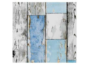 4250650267018 - As4home - Klebefolie Holzdekor- Möbelfolie Holz Scrapwood blau 45 cm x 200 cm Designfolie