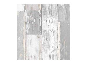 4250650268893 - As4home - Klebefolie Holzdekor- Möbelfolie Holz Scrapwood grau hell 45 cm x 200 cm