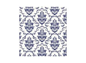 4250650269029 - As4home - Klebefolie - Möbelfolie Ornamente Barock Weiss Blau - 45 cm x 200 cm