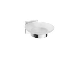 4250657517390 - Brillantbad META Seifenablage mit Glasschale Messing Chrom poliert 110x55x125 mm für Bad & Küche >> zum Bohren oder Kleben* 4250657517390 - Brillantbad META Seifenablage mit Glasschale Messing Chrom poliert 110x55x125 mm für Bad & Küche >> zum Bohren oder Kleben*