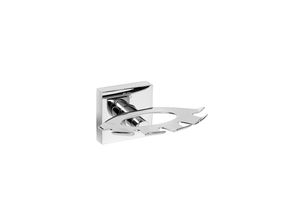 4250657517468 - Brillantbad META Zahnbürstenhalter Messing Chrom poliert 105x55x85 mm für Bad & WC >> zum Bohren oder Kleben*