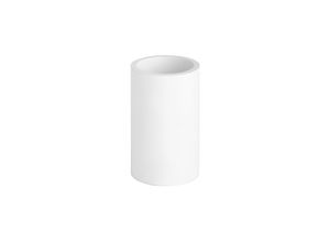 4250657518489 - Brillantbad MAXIMA Glashalter Polyresin Weiß 72x120x72 mm für Bad & Küche >> freistehend anwendbar