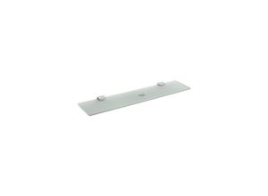 4250657519912 - Brillantbad BIA Glasablage Messing Glas Chrom 600x19x118 mm für Bad & WC >> zum Bohren