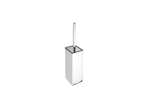 4250657520024 - Brillantbad BASA WC-Bürstengarnitur stehend oder hängend Messing Chrom 80x365x80 mm für Bad & WC >> zum Bohren oder Freistehend anwendbar