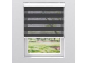 4250662090406 - Doppelrollo in Schwarz ca 220x175cm