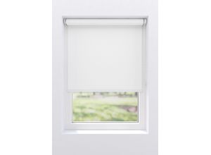 4250662106336 - Verdunklungsrollo MY HOME Lea weiß (weiß weiß weiß) B90cm H190cm Polyester Rollos