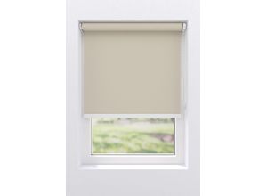 4250662106428 - Verdunklungsrollo MY HOME Lea beige (beige beige weiß) B90cm H190cm Polyester Rollos