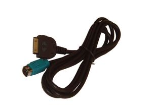 4250667311889 - Vhbw - kfz Audio Kabel kompatibel mit iPod Alpine CDE-101E EM R RM CDE-102E Ri CDE-103 BT EBT CDE-104BTi CDE-111R RM - Adapter Schwarz