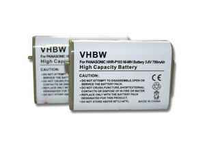 4250667385071 - vhbw 2x Akku kompatibel mit Panasonic KX-TG2383BP KX-TG2383PK KX-TG2383S KX-TGA230 schnurlos Festnetz Telefon (700mAh 36V NiMH) 4250667385071 - vhbw 2x Akku kompatibel mit Panasonic KX-TG2383BP KX-TG2383PK KX-TG2383S KX-TGA230 schnurlos Festnetz Telefon (700mAh 36V NiMH)