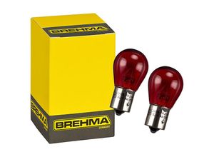 4250670900407 - Brehma - 2er Set Rote Bremslicht Lampe PR21W BAW15s 12V 21W