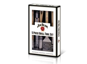 4250679500523 - Grillbesteck-Set JIM BEAM BBQ Grillbesteck-Sets silberfarben Geschenkset