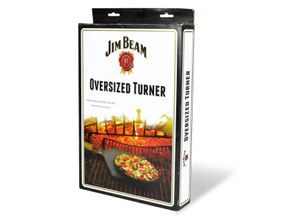 4250679505641 - Pizzaschieber JIM BEAM BBQ XXL Grillwender Küchenpaletten silberfarben 54 cm Länge