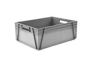 4250686299403 - Euro-Stapelbehälter Volumen 123 l LxBxH 800 x 600 x 300 mm PE grau ab 10 Stk kaiserkraft