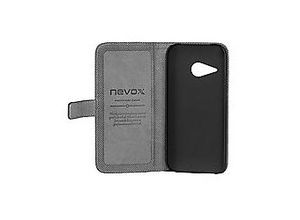 4250686402469 - NEVOX Flip Cover 1246 HTC One mini 2 Schwarz Grau