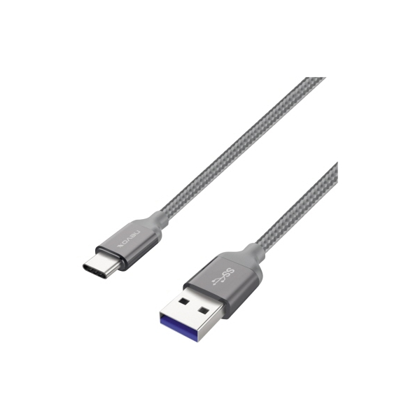 4250686404807 - nevox USB-Kabel TC-1480 Nylon 2m silbergrau 4250686404807 nevox GmbH