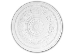 4250691775190 - Decor - Rosette profhome 156038 Zierelement Deckenelement Rokoko Barock Stil weiß ø 40 cm - weiß