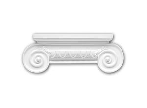 4250691775411 - Decor - Pilaster Kapitell profhome 121006 Zierelement Ionischer Stil weiß - weiß