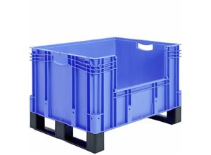 4250692912662 - BITO Eurostapelbehälter XL Set   XL 86426DKufe 800x600x420 blau Etikett En